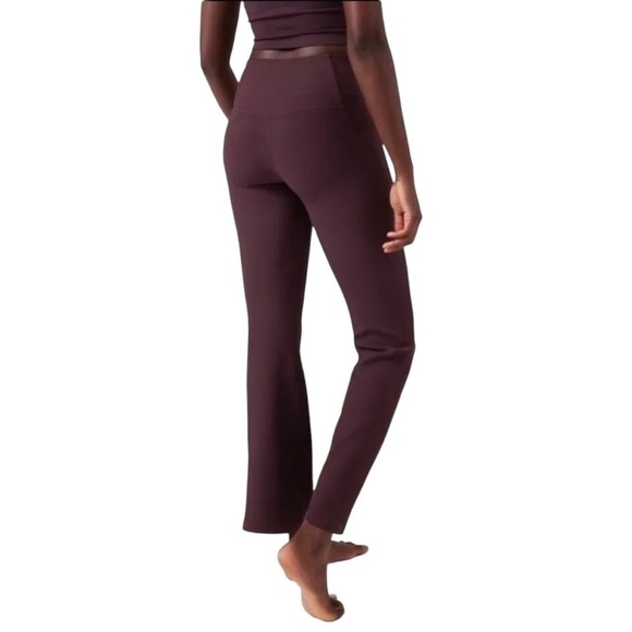 Athleta - Salutation Stash Rib Flare Leggings Sz MT - Picture 3 of 9